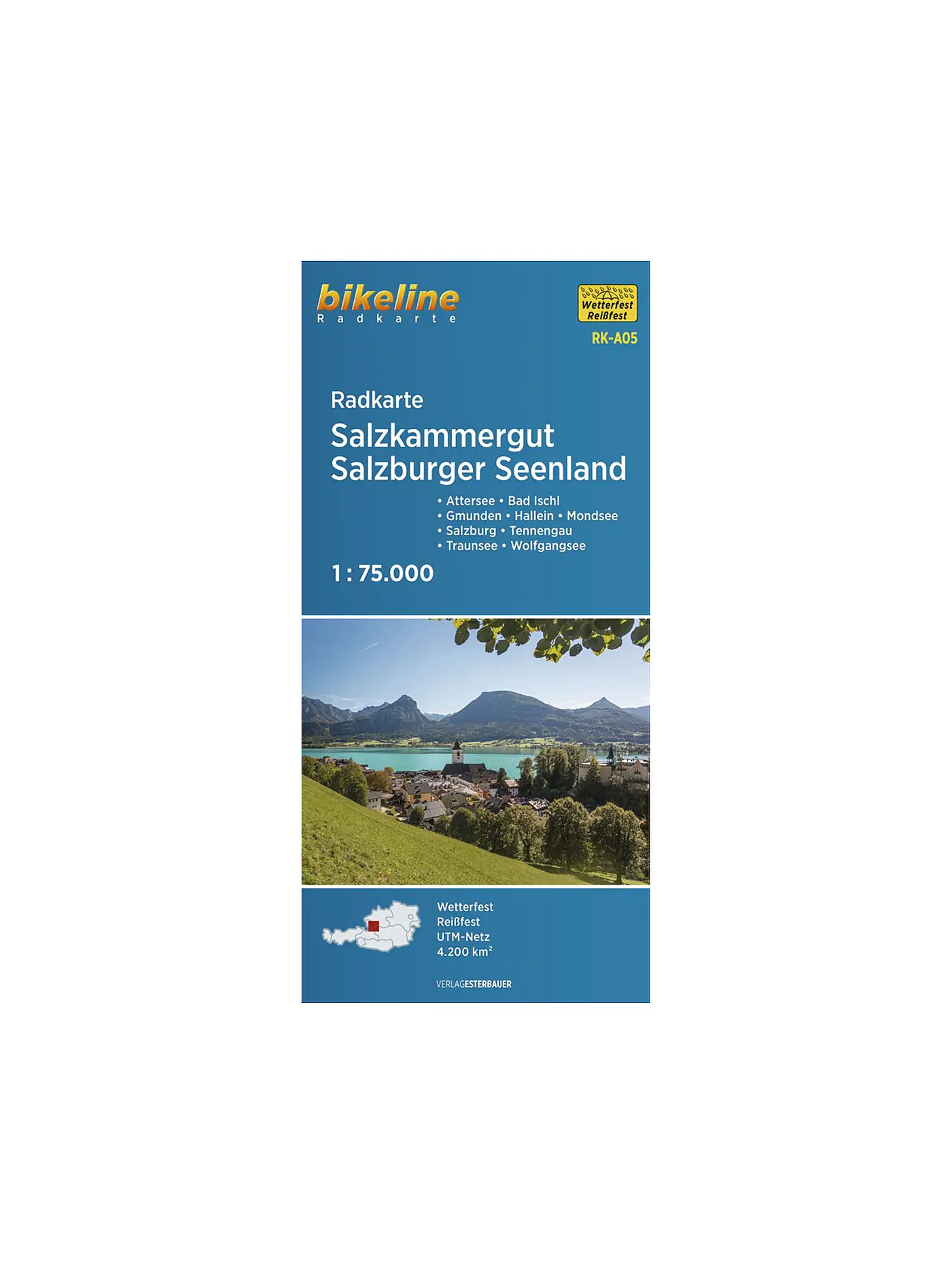 ESTERBAUER | Radkarte Salzkammergut - Salzburger Seenland (RK-A05) | 